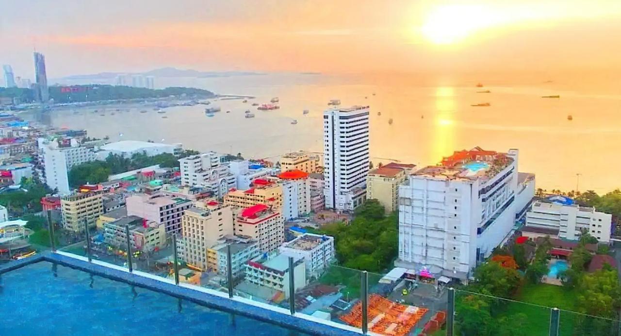 Amazing Infinity Pool Condo Next To The Beach Pattaya Exterior photo