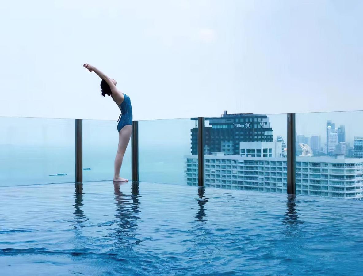 Amazing Infinity Pool Condo Next To The Beach Pattaya Exterior photo